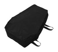 LOORGVEL Paquet Funéraire pour Animaux Noir en Tissu Non Tissé Résistant, Cercueil pour Chat et Petit Chien, Adapté à L'inhumation la Crémation Fermeture Éclair Sécurisée