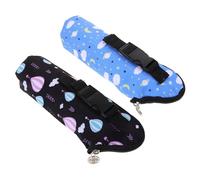 LOORGVEL Paquet Isotherme pour Biberon Bébé Portable 2 Pièces, Moyen, Bleu Nuage Et Motif Montgolfière, Doublure Isolante, Transport Pratique pour Poussette, Maintien Température pour Sorties