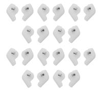 LOORGVEL Patchs de Réparation Anti-abrasion pour Col de Baskets 10 Paires de Protections Latérales Noires en Tissu Respirant Adhésif Renforts Confortables pour Semelles Intérieures