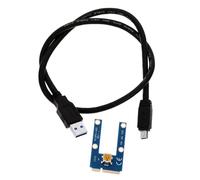LOORGVEL Pcie Riser USB pour GPU Externe Adaptateur Pci pour Ordinateurs Portables Améliorez Les Performances de Jeu et Multimédia