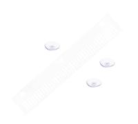 LOORGVEL Peigne D'Aquarium Anti Débordement en Transparent Longueur Modèle 5 avec 3 Ventouses Peigne De Retenue pour Poissons Plaque De Filtration Arrière pour Aquarium