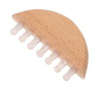LOORGVEL Peigne De Massage Bois Peigne De Soin Pour Cheveux Masseur De Chevelu Antistatique Pratique Pour Maison Voyage