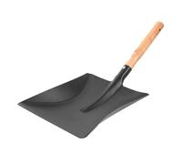 LOORGVEL Pelle de Jardin Portable en Fer à Manche en Bois pour Creuser et Transplanter, Tête Extra-Large, Outil Manuel Léger et Pratique pour Jardinage Extérieur