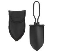 LOORGVEL Pelle Métallique Multifonction Pliante en Acier Inoxydable avec Paquet de Rangement, Outil de Jardinage Portable pour Jardin et Parc, Finition Polie Lisse