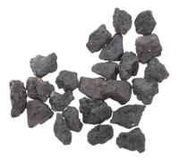 LOORGVEL Pierres Volcaniques Décoratives pour Aquarium 200G Noir Poreux 2-4 CM pour Jardinage et Pots de Plantes Intérieur et Extérieur
