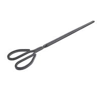 LOORGVEL Pince à Feu Robuste Longue Poignée Antidérapante pour Charbon Ramassage de Cendres et Bûches Outil Multifonction pour Cheminée et Barbecue Extérieur