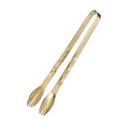 LOORGVEL Pince à Glaçons Acier Inoxydable Compacte et Antidérapante Pince Alimentaire pour Buffet et Service pour Fruits et Cubes de Glace Design et Maniable