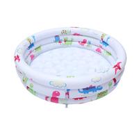LOORGVEL Piscine Gonflable pour Garçon Fille avec Pompe Petite Piscine Familiale été Pataugeoire Portable pour Garçon Fille Facile à Gonfler Transporter