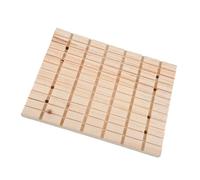 LOORGVEL Planche à Gratter en Bois pour Hamster Rainures Carrées, Fonction de Meulage des Griffes, Accessoire pour Animaux de Compagnie la Maison Animalerie
