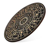 LOORGVEL Planche de Radiesthésie Accessoire de Divination Spirituelle Planche Pendule Décorative pour Exploration Métaphysique