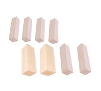 LOORGVEL Planches de bois, 8 blocs de bois de tilleul non traité, 15 x 5 cm, pour écrire des mots, bricolage à la maison et art projects