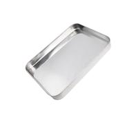 LOORGVEL Plaque de Cuisson Rectangulaire Inox pour Cuisson Vapeur et Pâtisserie Plateau Multifonction pour Nouilles de Riz Vermicelle et Apéritifs Résistante et Réutilisable pour Maison et