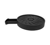 LOORGVEL Plateau Rond pour Pot de Fleurs avec roulettes Invisibles Support Mobile Plastique avec Bac Récupérateur Eau Chariot Robuste pour Plantes Intérieur et Jardin