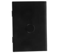 LOORGVEL Porte-Cartes de Visite Métal Robuste Étui Compact pour Cartes Professionnelles et Personnelles Rangement Pratique pour Bureau et Usage Quotidien Noir Élégant
