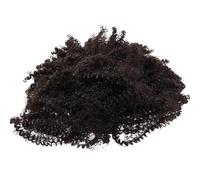 LOORGVEL Postiche Bandeau Afro Frisée Crépue pour Femme Noire, Accessoire Coiffure Synthétique sans Odeur, Style pour Usage Quotidien et Événements, Entretien à L’eau Froide, Postiche