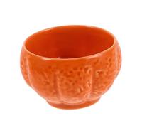 LOORGVEL Pot Céramique Citrouille Chaleur Porte Bougie Vide Multifonction pour Cire Parfumée Centre de Table Décoratif pour Halloween et Thanksgiving