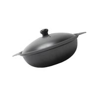 LOORGVEL Pot Fonte avec Couvercle Casserole Petite pour Cuisson Cuisson à Induction pour Riz et Plats Mijotés