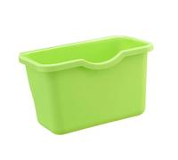LOORGVEL Poubelle Suspendue Plastique Vert pour Armoire de Cuisine Corbeille Multifonction Compacte pour Déchets et Rangement Poubelle Murale Pratique pour Bureau Salle de Bain et Recyclage
