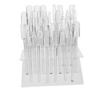 LOORGVEL Présentoir Ongles Plastique Support Vernis Manucure pour Salon et Nail Art Design Moderne Minimaliste avec Remplacement Rapide des Échantillons Ongles