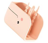 LOORGVEL Protecteur de Robinet Silicone Motif Baleine pour Garçon et Filles, Accessoire Bain Sécuritaire Solide et Facile à Nettoyer, Couvre Bec Verseur et Lavabo Bébé