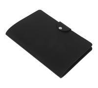 LOORGVEL Protège-Carte de Score de Golf en Cuir PU Noir, Porte-carnet de Notes Compact pour Suivi Précis des Scores, Accessoire Golf Homme pour Terrain et Entraînement, Présent Pratique