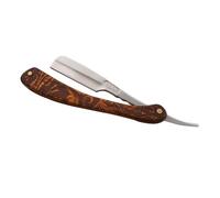 LOORGVEL Rasoir de Barbier Acier Inoxydable Sécurisé Coupe-choux Pliable Vintage Lame Tranchante pour Usage Quotidien Homme