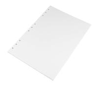 LOORGVEL Recharge Papier B5 à Points 9 Trous, Feuilles Mobiles Blanches 45 Pages X 2, Recharge Cahier à Spirale pour Agenda, Carnet Scolaire et Organisation Bureau