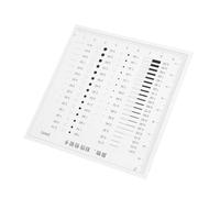LOORGVEL Règle Transparente Haute Précision pour Mesure de Films et Détection de Défauts Tableau Destimation de Diamètre et Outil Portable pour Inspection Industrielle