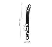 LOORGVEL Ressort de Suspension Robuste Acier Inoxydable pour Chaise Suspendue et Hamac Kit de Printemps Élastique pour Balancelle Extérieure Support Antichoc Durable