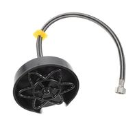 LOORGVEL Rince-Verres Automatique pour Évier Cuisine, Lave-Tasses Haute Pression à Rotation, Modèle Noir ABS, 1 Set, Bar Café