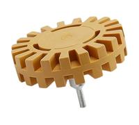 LOORGVEL Roue Gomme pour Retrait Adhésif Roue Caoutchouc à Dents pour Enlever Autocollants Voiture Outil Polyvalent pour Usage Industriel et Domestique