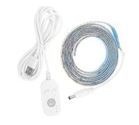 LOORGVEL Ruban LED Intelligent avec Capteur de Mouvement Lumière Étanche pour Armoire Sous-lit et Décoration Intérieure USB Découpage Haute Luminosité Usage Polyvalent