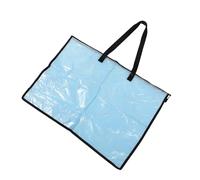 LOORGVEL Sacoche de Rangement Transparente pour Œuvres Art avec Poignée Ergonomique Capacité Importante et Fermeture Éclair Organisateur de Portfolio pour Affiches Dessins et Documents pour