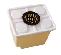 LOORGVEL Seau de Culture Hydroponique avec Couvercle et Panier Bac de Plantation sans Sol pour Légumes et Fruits Matériel pour Jardinage Intérieur et Serre de Culture