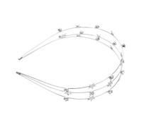 LOORGVEL Serre-tête Strass Pour Femme Bandeau Multicouche Avec Décorations Étoiles Brillantes Accessoire Pour Concerts Et Fêtes Du Nouvel An
