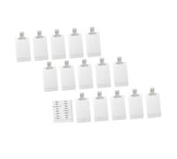 LOORGVEL Set De Contenants Rechargeables 15 Bouteilles 100 Ml En Pet Transparent, Étanches, Pour Shampoing Et Lotion, Accessoires Voyage Femme, Trousse Portable Étiquettes Imperméables