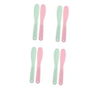 LOORGVEL Set de Spatules Maquillage Plastique pour Mélange et Échantillonnage Cuillères DIY pour Crèmes et Masques Visage Couleurs Aléatoires Outils Cosmétiques Pratiques