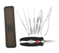 LOORGVEL Set Doutils Acier Inoxydable pour Crustacés Pince Casse Crabe et Fourchette Service de Cuisine pour Fruits de Mer pour Déguster Homard et Pinces Crabes