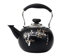 LOORGVEL Stainless Steel Tea Kettle With Removable Infuser Mirror Polished Wide Mouth Design Easy To Clean For Home Kitchen Outdoor Portable Use
