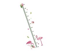 LOORGVEL Sticker Mural Mesure Hauteur Oiseau Tropical Amovible Pour Chambre Garçon Fille Décor Autocollant Pvc Étanche Facile à Poser Et Retirer Motif Animaux Cartoon Garçon Fille