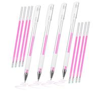 LOORGVEL Stylo à Sourcils pour Tatouage Plastique 4 Pièces Rose Outil de Cartographie de Position Maquillage Professionnel pour Dessin Sourcils Peau Sensible
