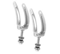 LOORGVEL Support De Roue Fauteuil Roulant Compatible Multifonction Roulements Pour Fonctionnement Fluide Acier Zingué Installation Facile Usage Mobilité Quotidienne