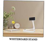 LOORGVEL Support Magnétique Blanc Ajustable pour Tableau Jusqu à Chevalet Portable Réglable Angle pour Bureau Enseignement et Créatifs