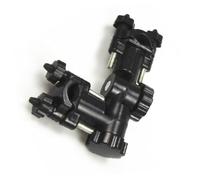 LOORGVEL Support Parapluie Multifonction pour Chaise De Pêche, Fixation Rapide Pivotante, Pince Antidérapante Plastique Noir, Compatible Tubes 12-28 Mm, Accessoire Ombrelle Été Extérieur