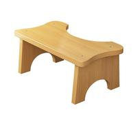 LOORGVEL Tabouret WC Bois Massif Antidérapant Siège de Toilette Stable et Robuste pour Maison Marche-Pied Confortable pour Garçon Fille et Seniors