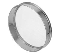 LOORGVEL Tamis en Acier Inoxydable pour Jardinage 30 CM de Diamètre Maille 2 MM Bac à Tamis pour Tri de Pierres et Débris Compost