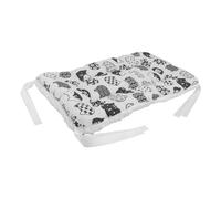 LOORGVEL Tapis pour Chien Double Face Chaud et Épais en Peluche, Coussin pour Chiot 40x22 Cm Blanc et Bleu, Tapis de Nid Confortable pour Cage et Maison, Animal de Compagnie