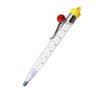 LOORGVEL Thermomètre Cuisine pour Cuisson de Sucre avec Clip Résistant Haute Température Verre Trempé pour Sirop Boulangerie et Fromage