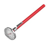 LOORGVEL Thermomètre Mécanique de Climatisation Voiture sans Batterie Installation Facile Design Élégant Accessoire Intérieur Rouge Compatible Auto