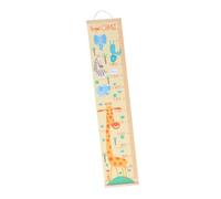 LOORGVEL Toise Murale Garçon Fille Style Scandinave Tableau de Croissance Girafe Toile Huile Règle Hauteur Suspendue Décor Chambre Garçon Fille